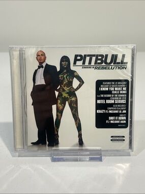 🤯5 for $20🤯 Pitbull “Rebelution” CD [Rap Dance Pop R&B]